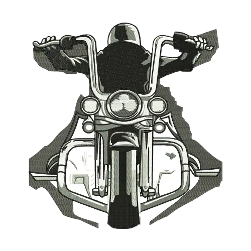 Custom logo patch digitizing