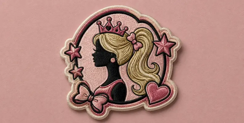 Subdued Colour Embroidered Patches