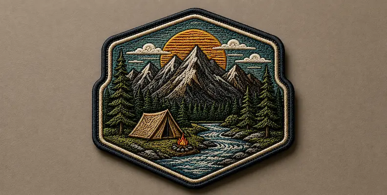 Textured Embroidered Patches