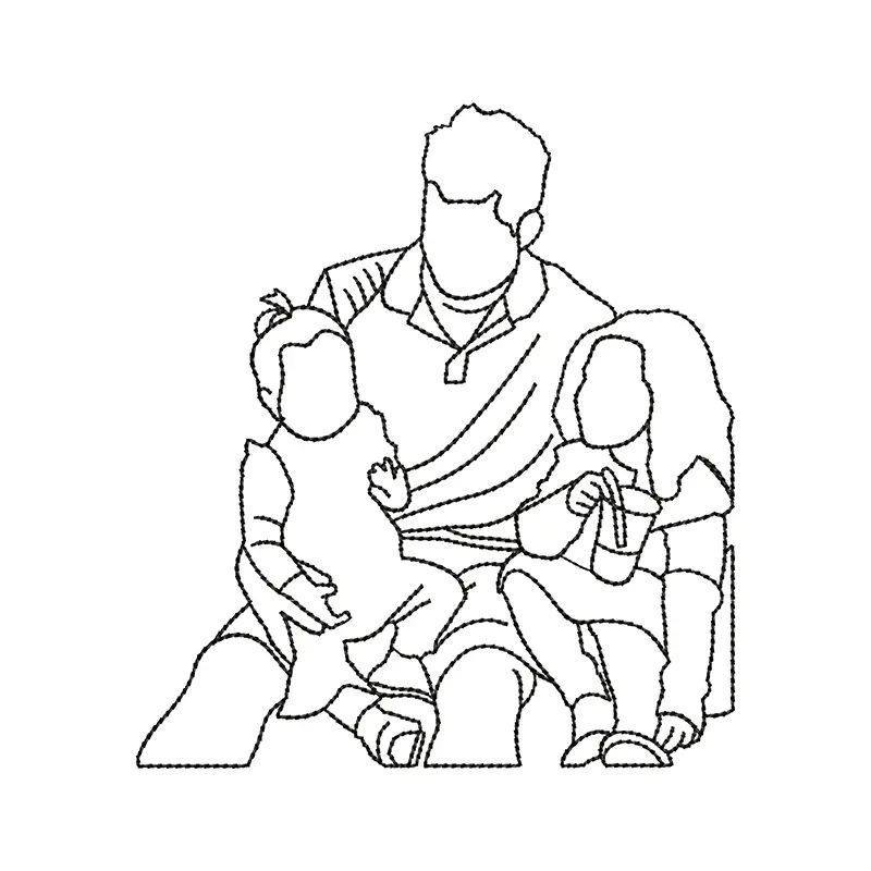 Photo Line Art Digitizing