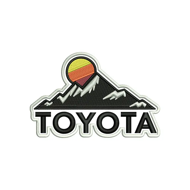 Vintage Toyota Embroidery Design