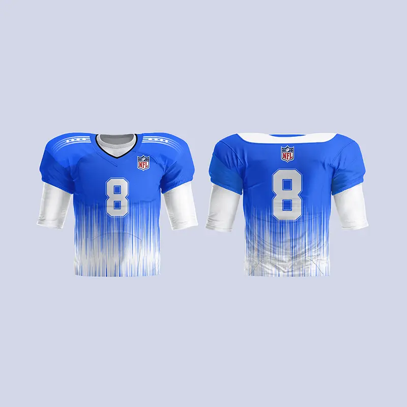 American Football Jersey Clothing Mockup