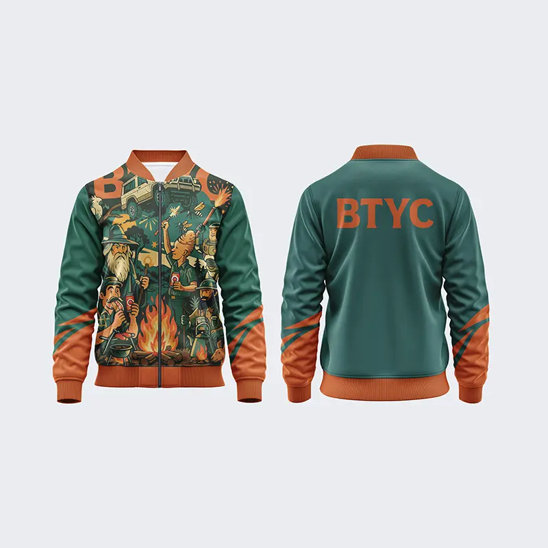Bomber Jacket Apparel Mockup