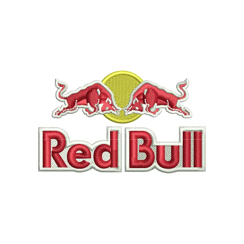 Red Bull Embroidery Digitizing