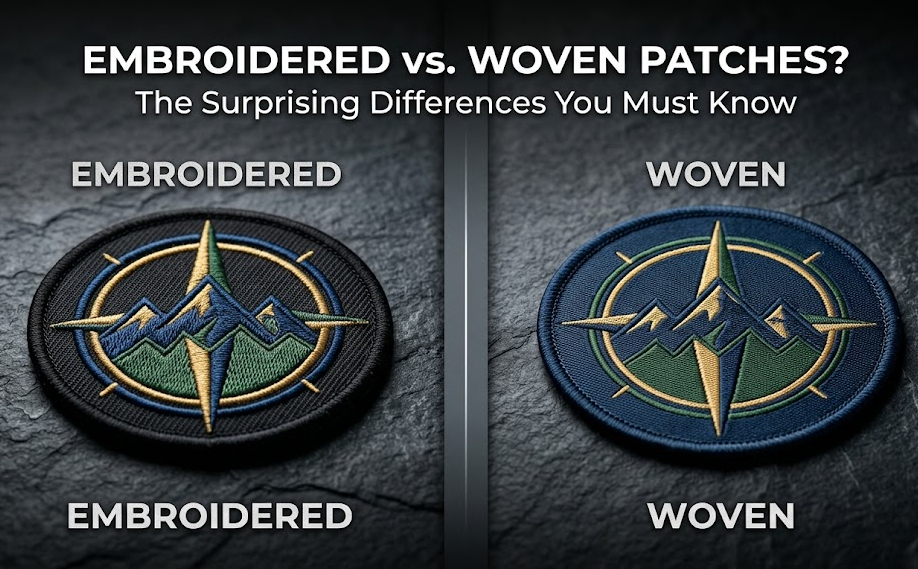 Embroidered vs. Woven Patches? The Surprising Differences You Must Know