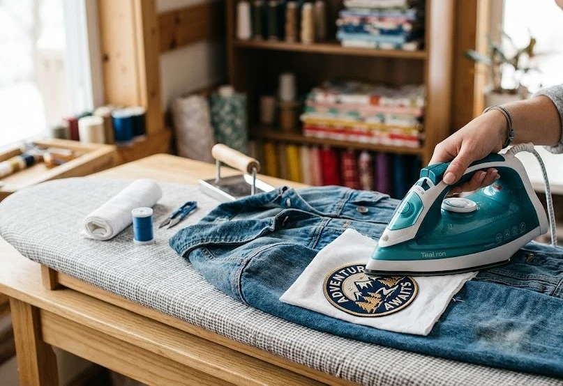 Learn how to iron on patches 