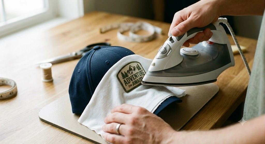 How to Iron a Patch on a Hat Properly