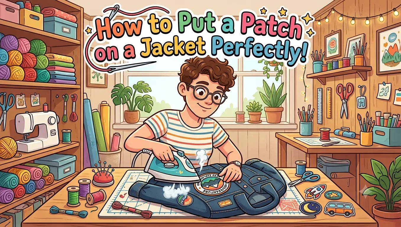 How to Put a Patch on a Jacket Perfectly