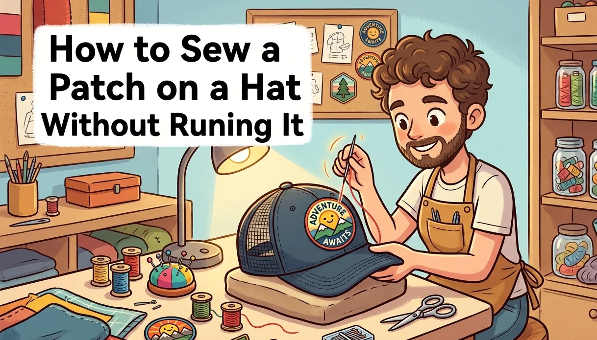 How to Sew a Patch on a Hat Without Ruining It