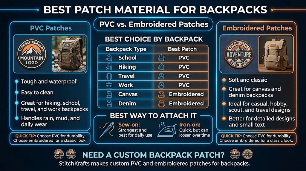 What Is the Best Patch Material for Backpacks?