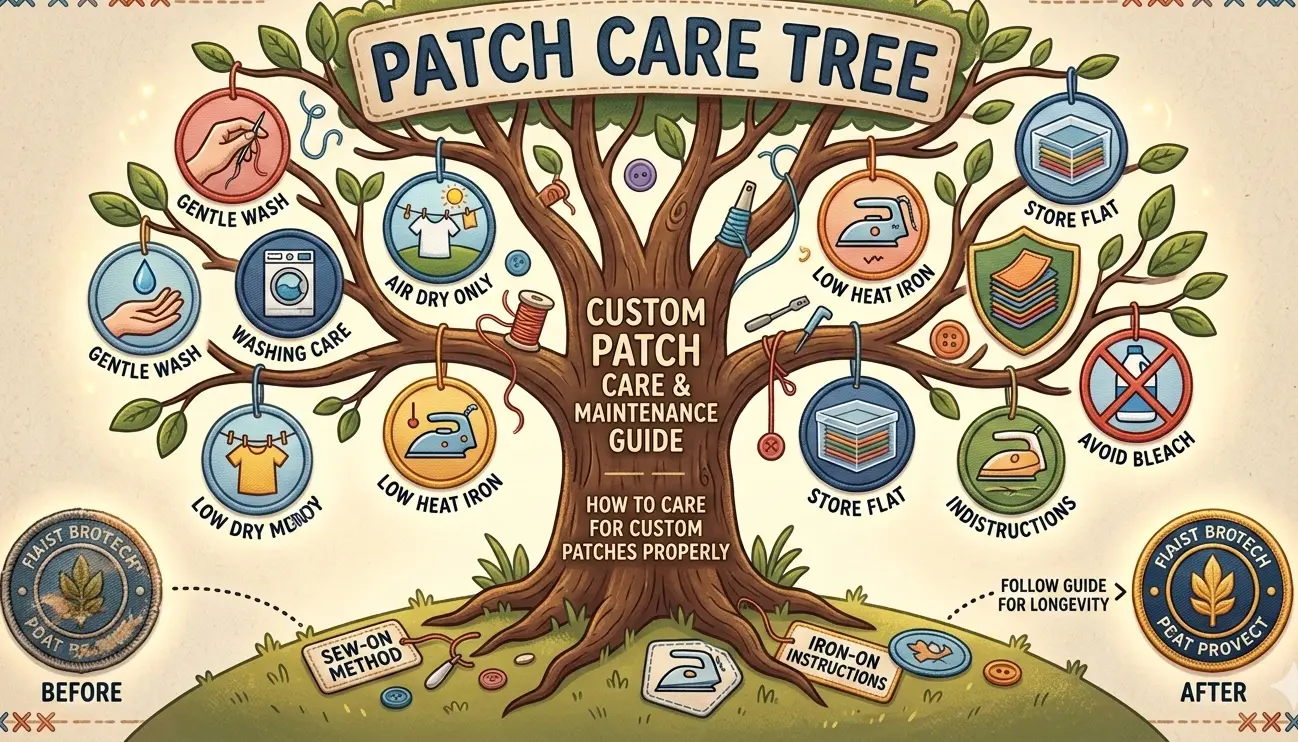 Patch Care & Maintenance Guide of Custom Patches