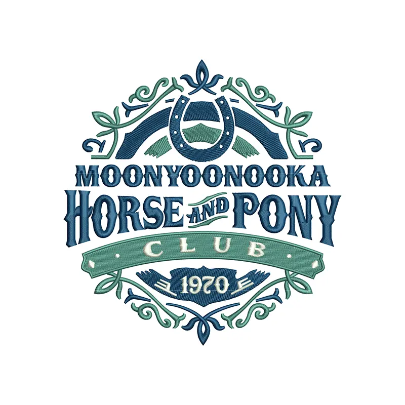 Saddle Pad Embroidery Digitizing